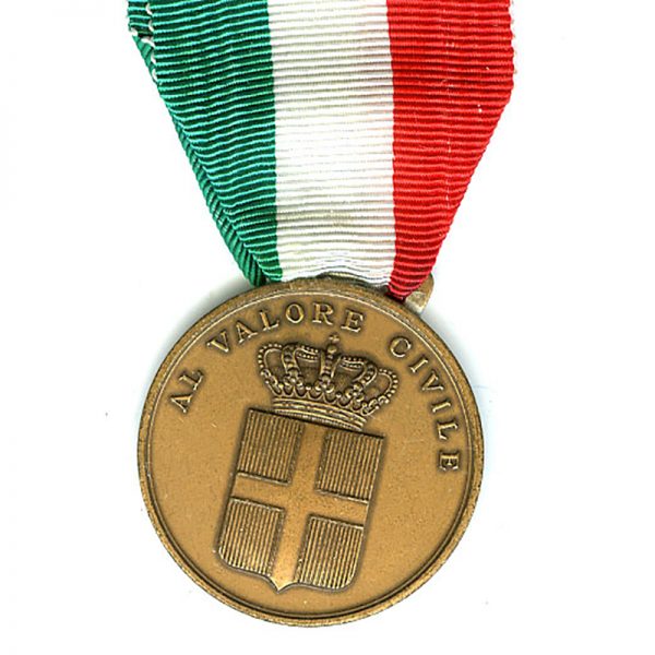 Al Valore Civile  not hallmarked bronze 	(L10412)  N.E.F. £30 1