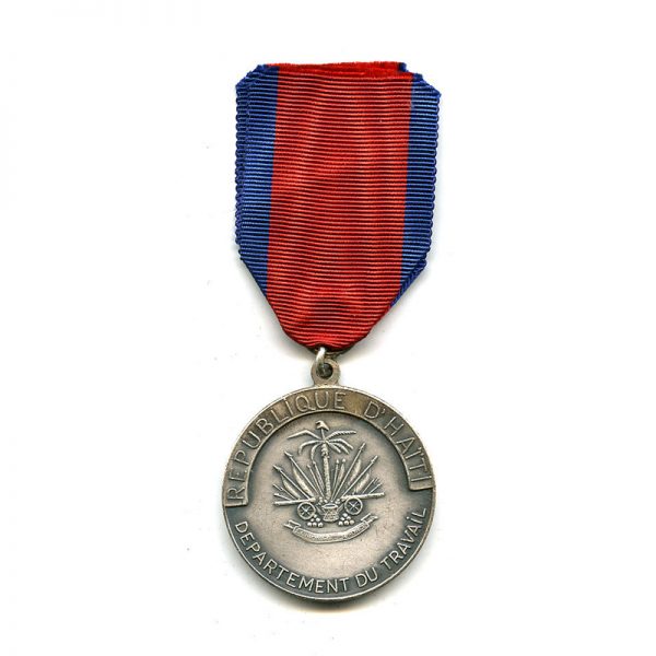 National Order of Work merit medal silver 	(L11060)  V.F. £35 2