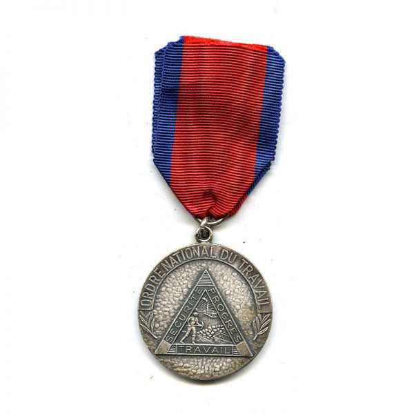 National Order of Work merit medal silver 	(L11060)  V.F. £35 1