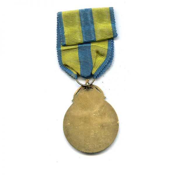 Gustav V  Swedish National Orchestra merit medal silver gilt scarce		(L12161)  N.E.F... 2