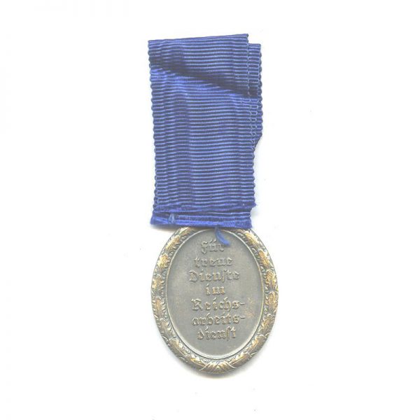 R.A.D medal for Men 1st class (50% gilt wash) plain ribbon 2