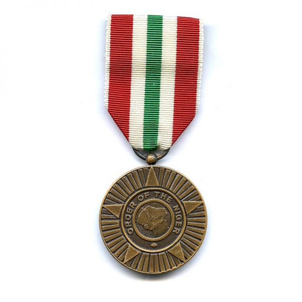 Order of the Niger  Merit medal bronze	(L12599)  E.F.  £35 1