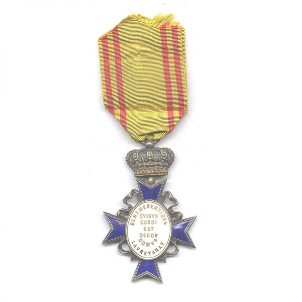 Order of  Our Beloved Lady of Loreto Officer breast badge excellent old... 2