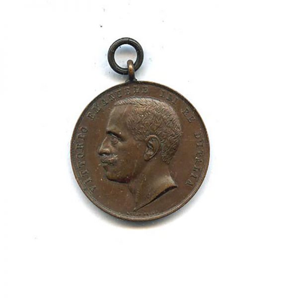 Army Shooting medal  Vitt. Emmanuel bronze (n.r.) 		(L14606)  G.V.F. £25 1