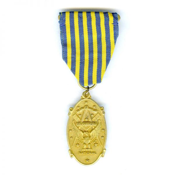 National Sojourners medal 1st type gilt	(L14892)  E.F. £35 1