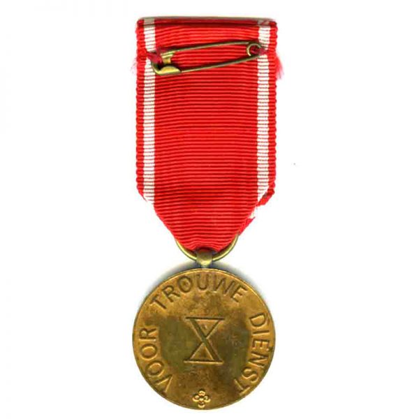 Red Cross Long Service medal 10 years bronze 2nd type post 1977... 2