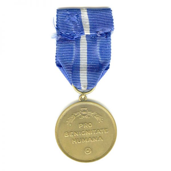 Pro Bengnitate Humana medal 	(L15555)  N.E.F. £95 2
