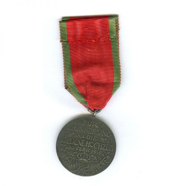 Golden Wedding Jubilee medal 1918	(L18591)  G.V.F. £98 2