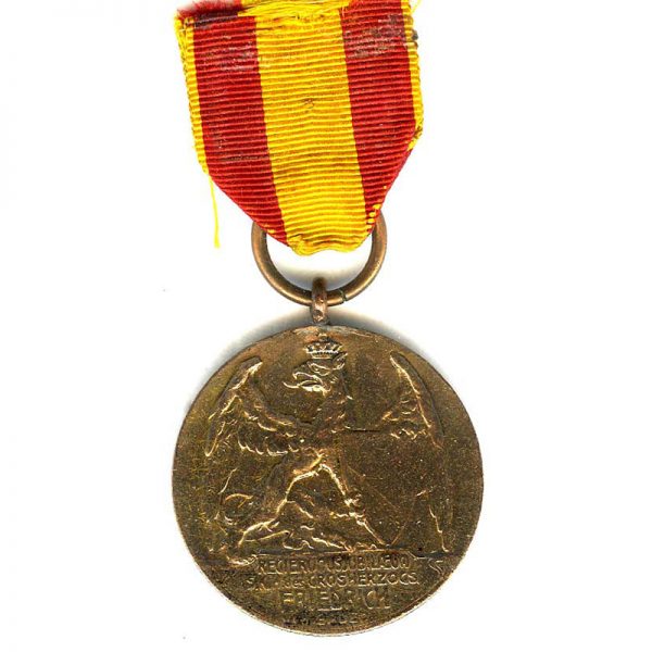 1902 Jubilee medal bronze	(L1972)  G.V.F.  £25 2