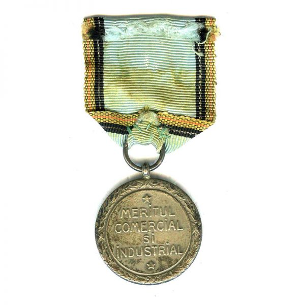 Commercial and Industrial Merit medal 2nd class silver			(L19941)  G.V.F. £45 2