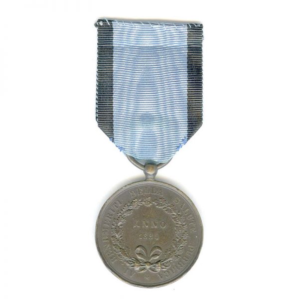 Public Health Merit Medal Umberto bronze dated 1884 2
