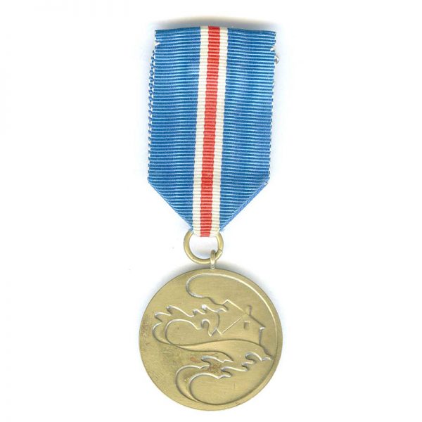 Shleswig Holstein storm flood medal 1962 bronze 	(L21443)  E.F. £30 1