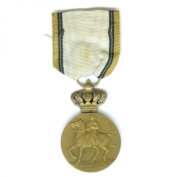 Carol I Centennial medal 	(L22368)  G.V.F. £45 1