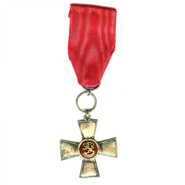 Order of the Lion of Finland cross of merit silver with enamel... 1
