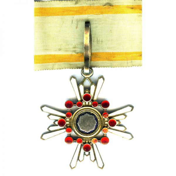 Order of Sacred Treasure 3rd Class neck badge slt chipping to 3... 1