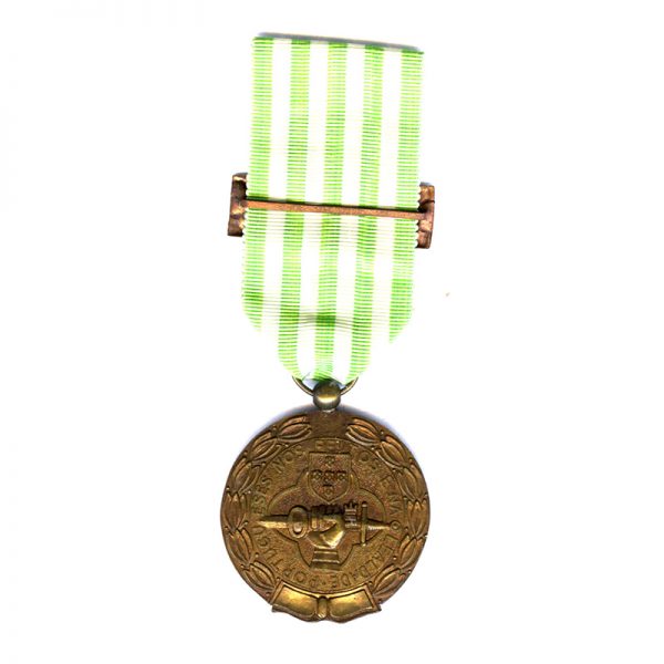Exemplary Service medal 1956 bronze with ribbon buckle			(L24288)  G.V.F. £55 2