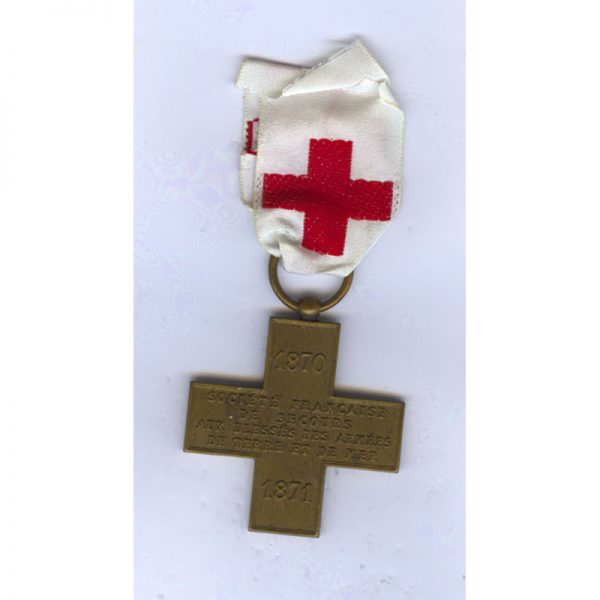 Geneva Cross 1870-1871 with replacement ribbon 1