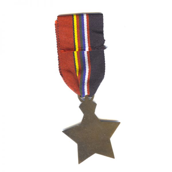 Bahalwalpur Victory  Star  1939-1945  bronze with original ribbon 2