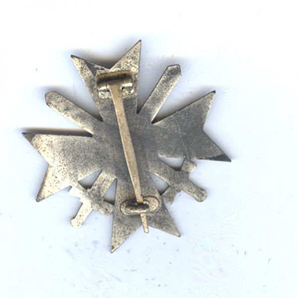 War Merit Cross 1st class pin back badge with  swords			(L27815)  V.F... 2
