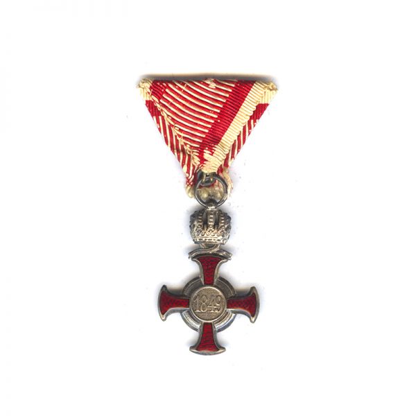 Silver Merit Cross 1849 large  type silver with crown 2