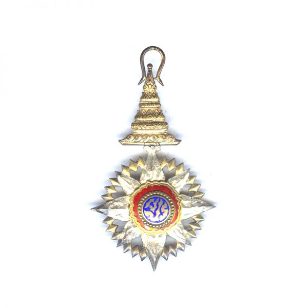 Order of the Crown Commander neck badge slt. chips 			(L28124)  G.V.F. £78 2