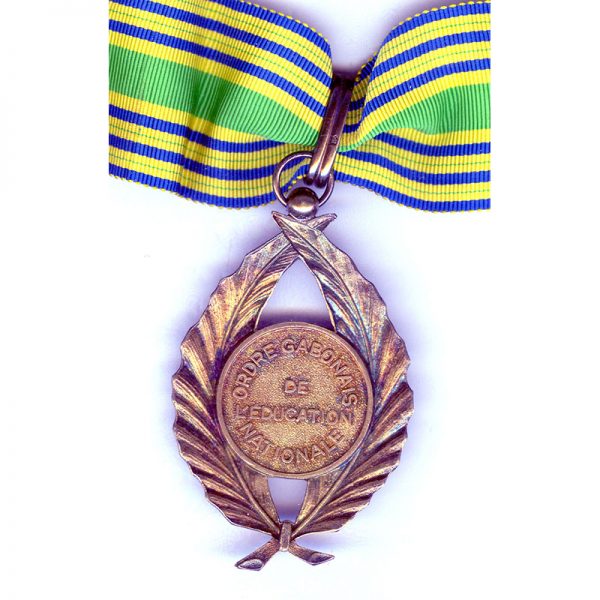 Order of National Education Commander  silver gilt 	with full neck ribbon		(L6060... 2