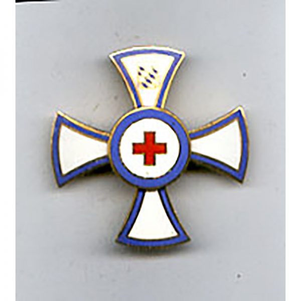 Red Cross  Merit Decoration pin back  gilt and enamel 1
