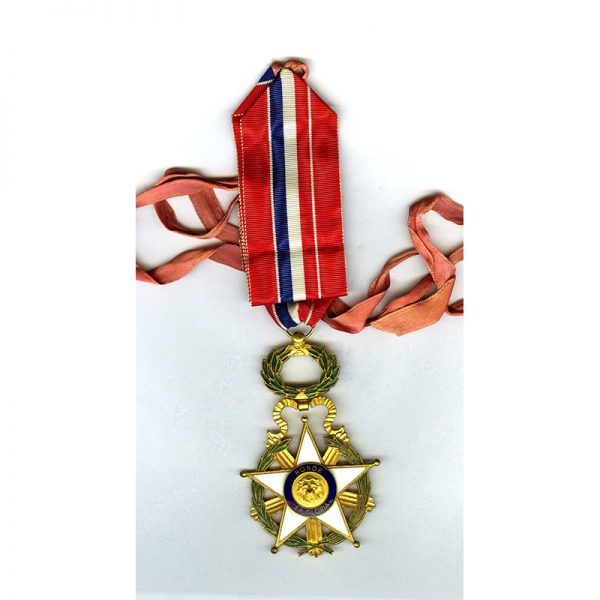 Order of National Merit  Commander neck badge with full neck ribbon			(L23664... 1