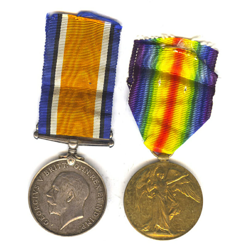 British War and Victory Medal 1