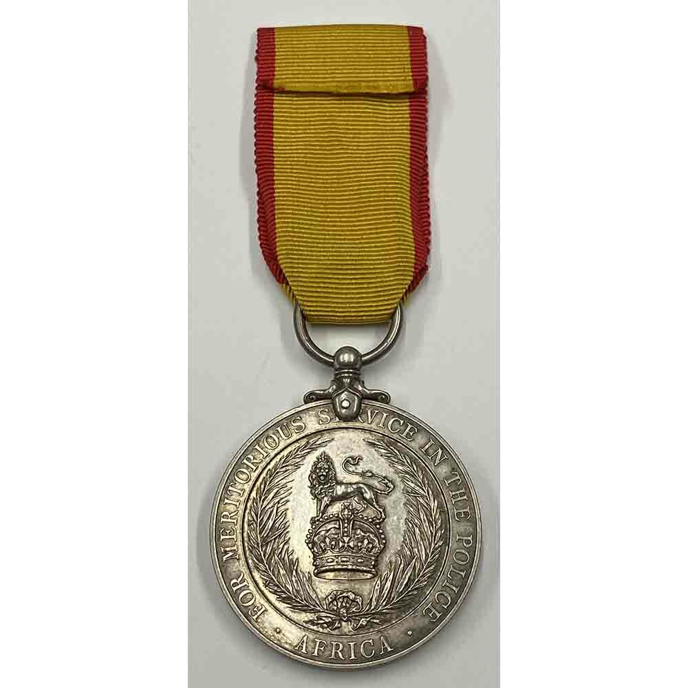 African Police Meritorious Service Medal Rare 2