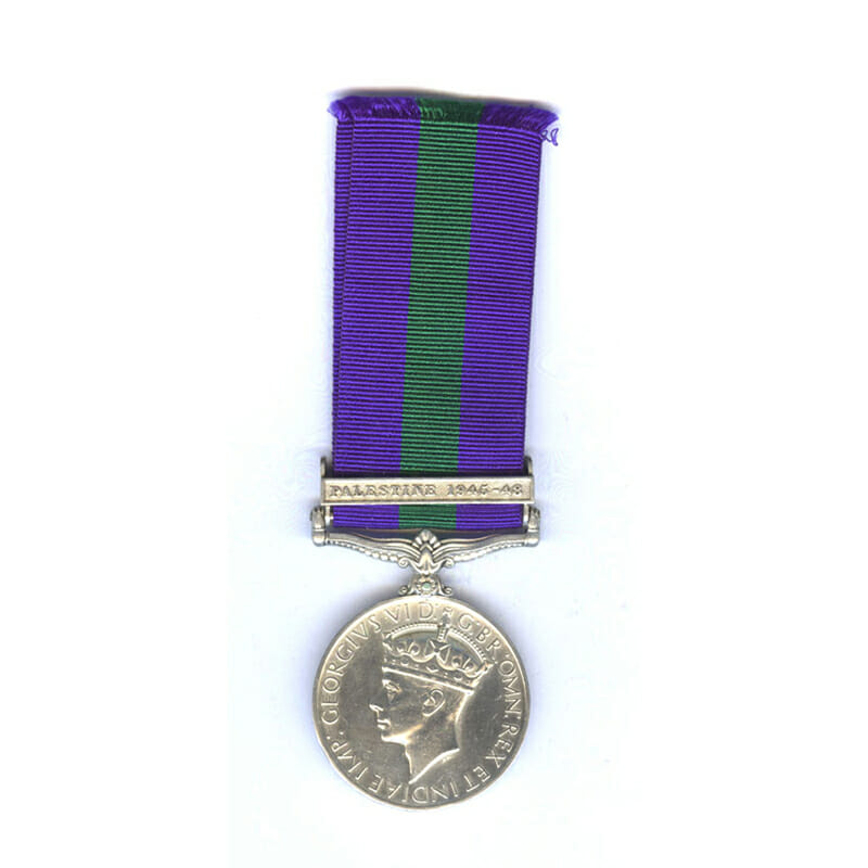 General Service Medal (GVI) 1