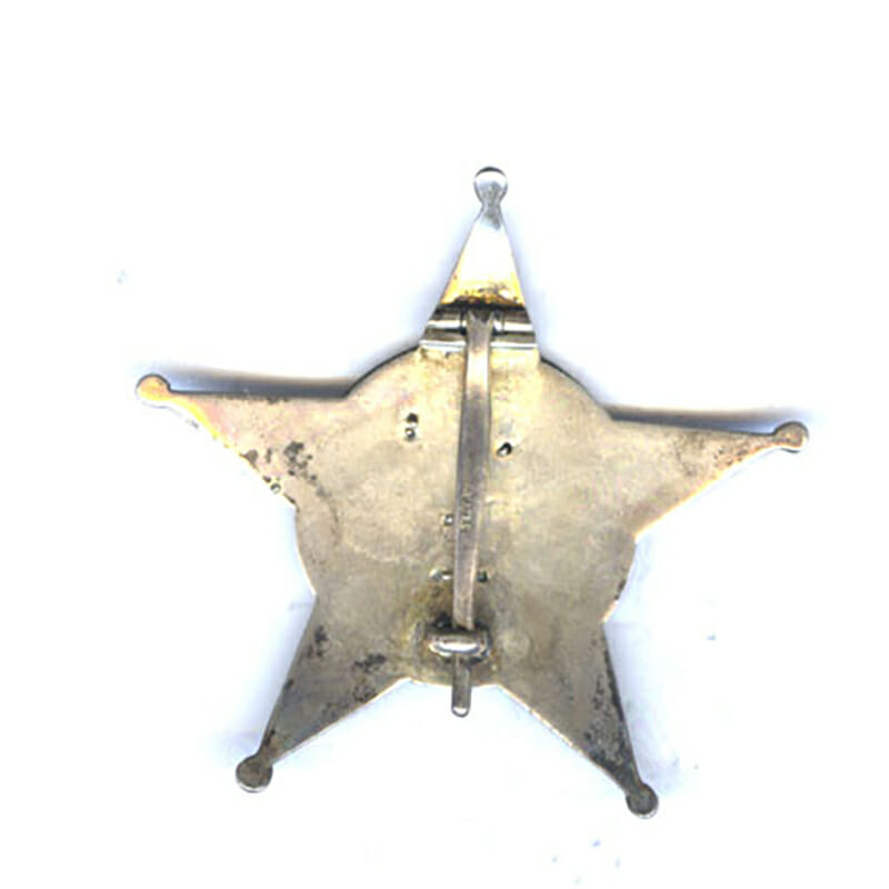 Gallipoli Star Officers German made star marked Silber on pin 2