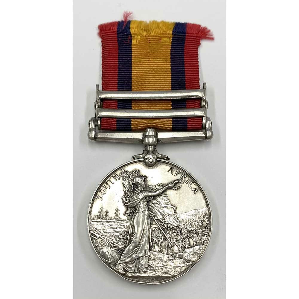 QSA 2 Bars Rifle Brigade - Liverpool Medals