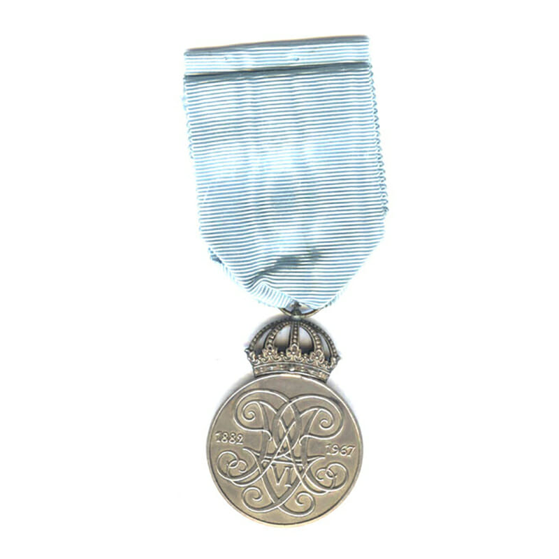 Gustav V medal for the 300th Anniversary of the New Sweden Settlement... 2