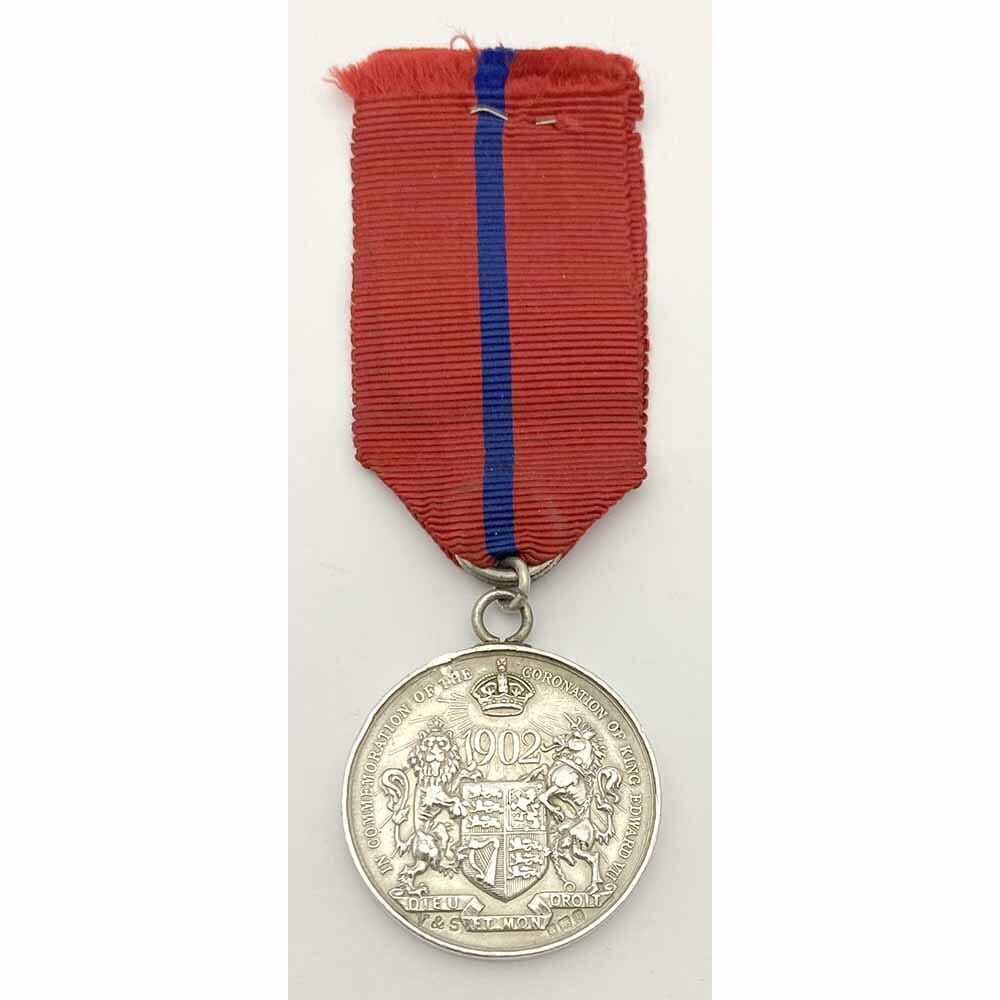 1902 Coronation Private Medal Silver 2