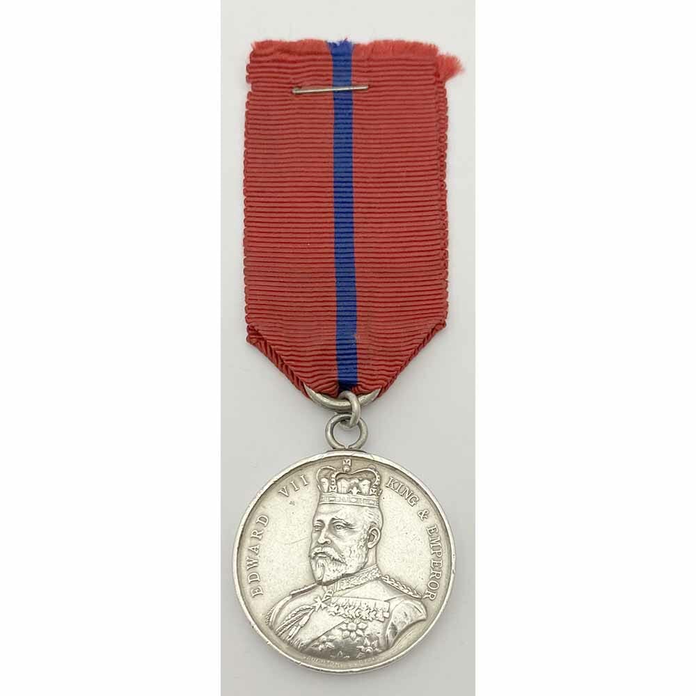 1902 Coronation Private Medal Silver 1