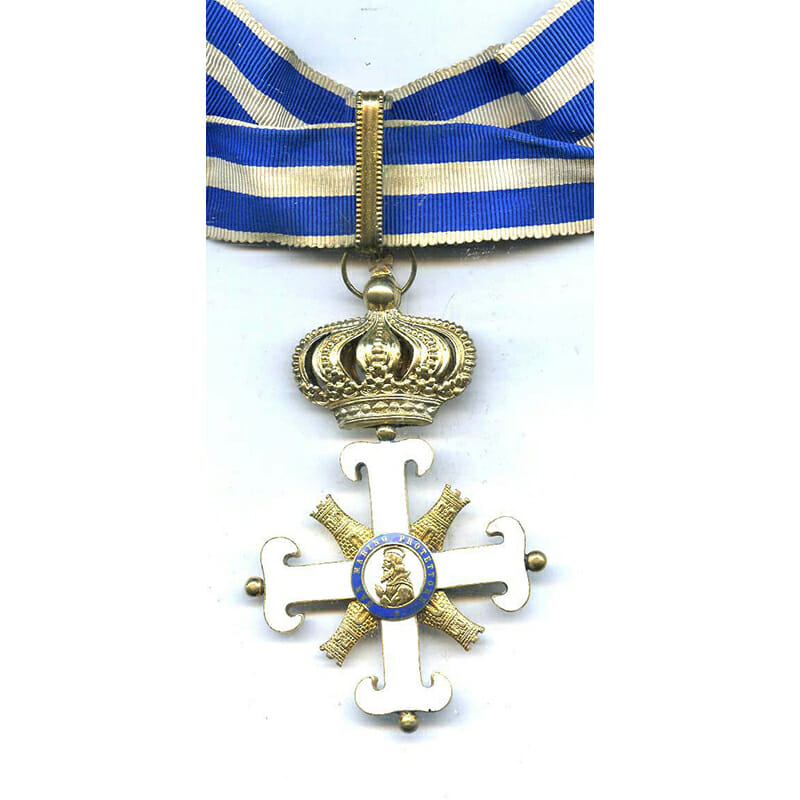 Order of San Marino 1st type Civil Commander silver gilt 1