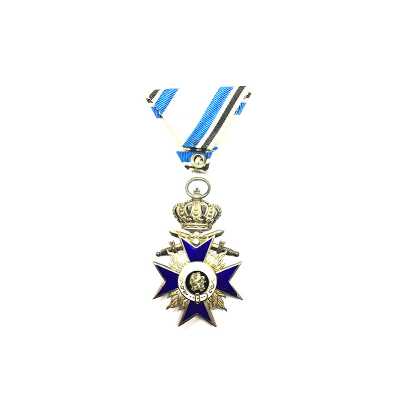 Military Merit Order 4th class with flames Swords and Crown 2