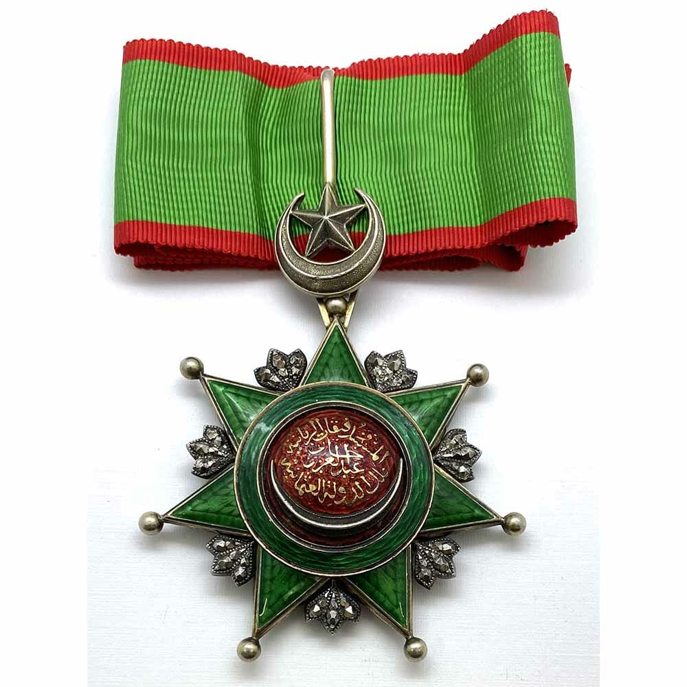 Order of Osmanieh Commander neck badge 1