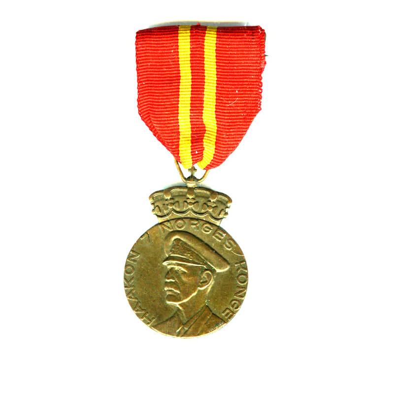 Haakon VII 70th Birthday medal 1