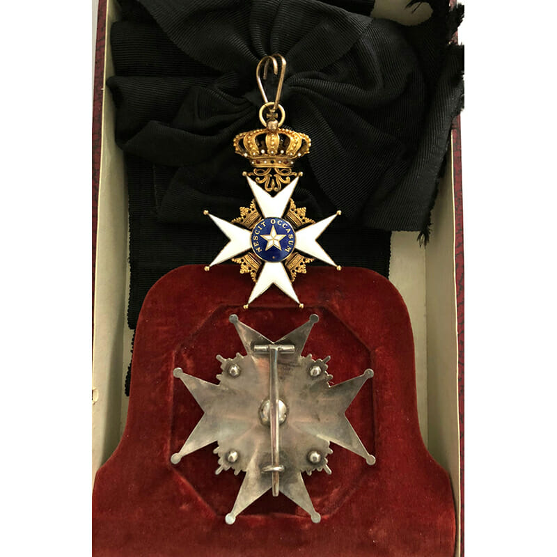 Order of the North Star Grand  Cross  sash badge and breast star 2