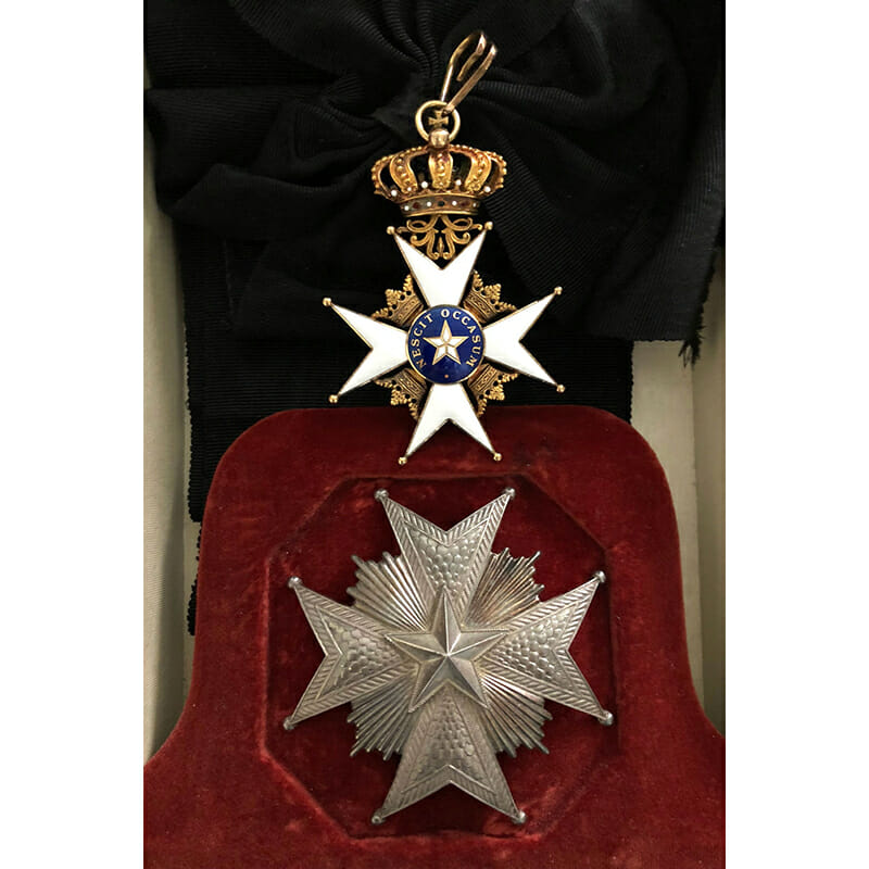 Order of the North Star Grand  Cross  sash badge and breast star 1
