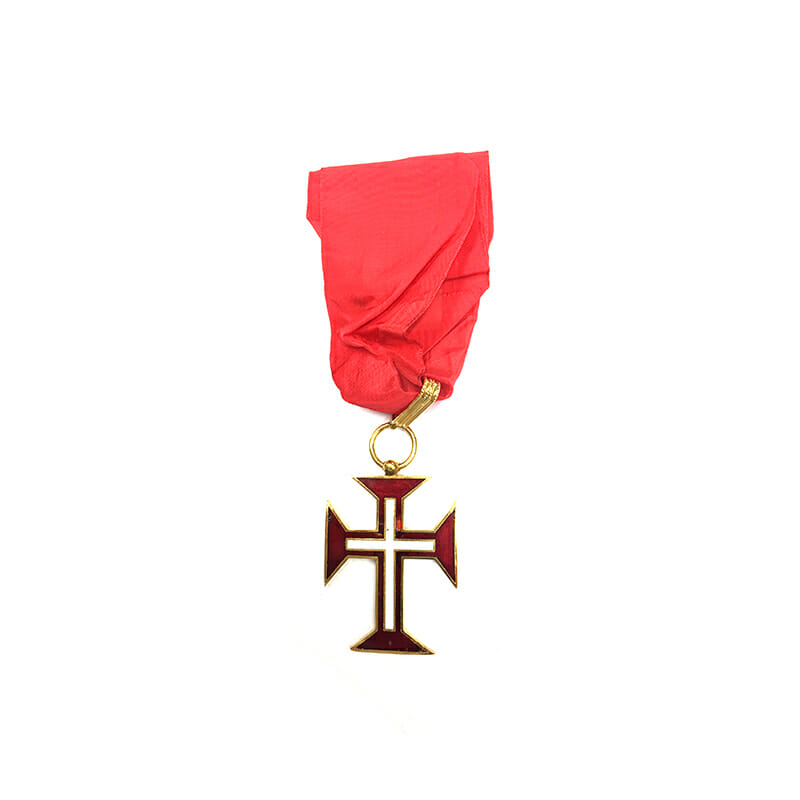 Order of Christ  Commander neck badge in silver gilt 1