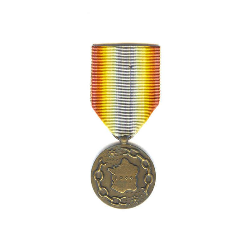 Liberated France  medal 1944 1