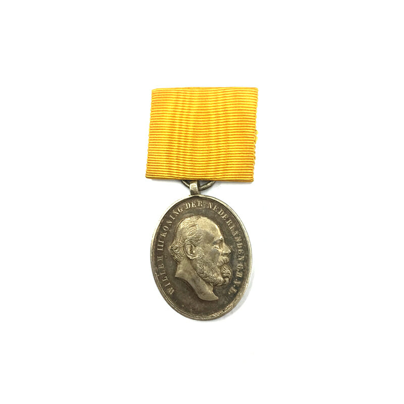 Medal for Zeal and Loyalty 1877 silver for 24 years service 1
