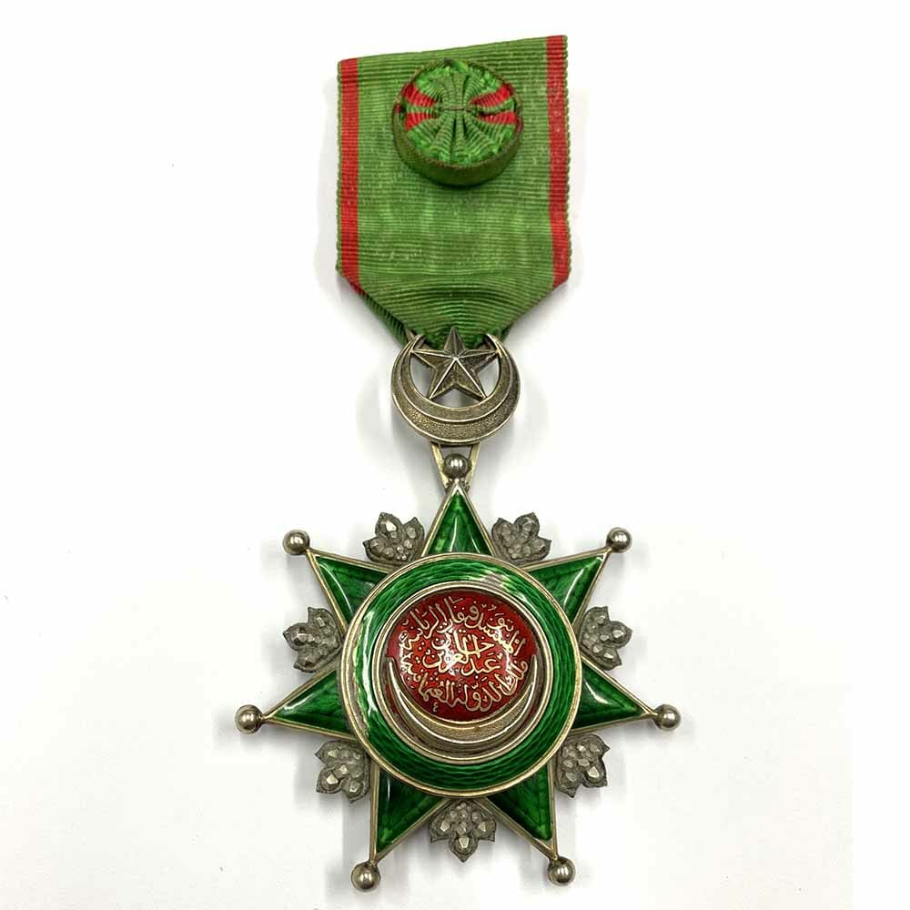 Order of Osmanieh Commander neck badge 1