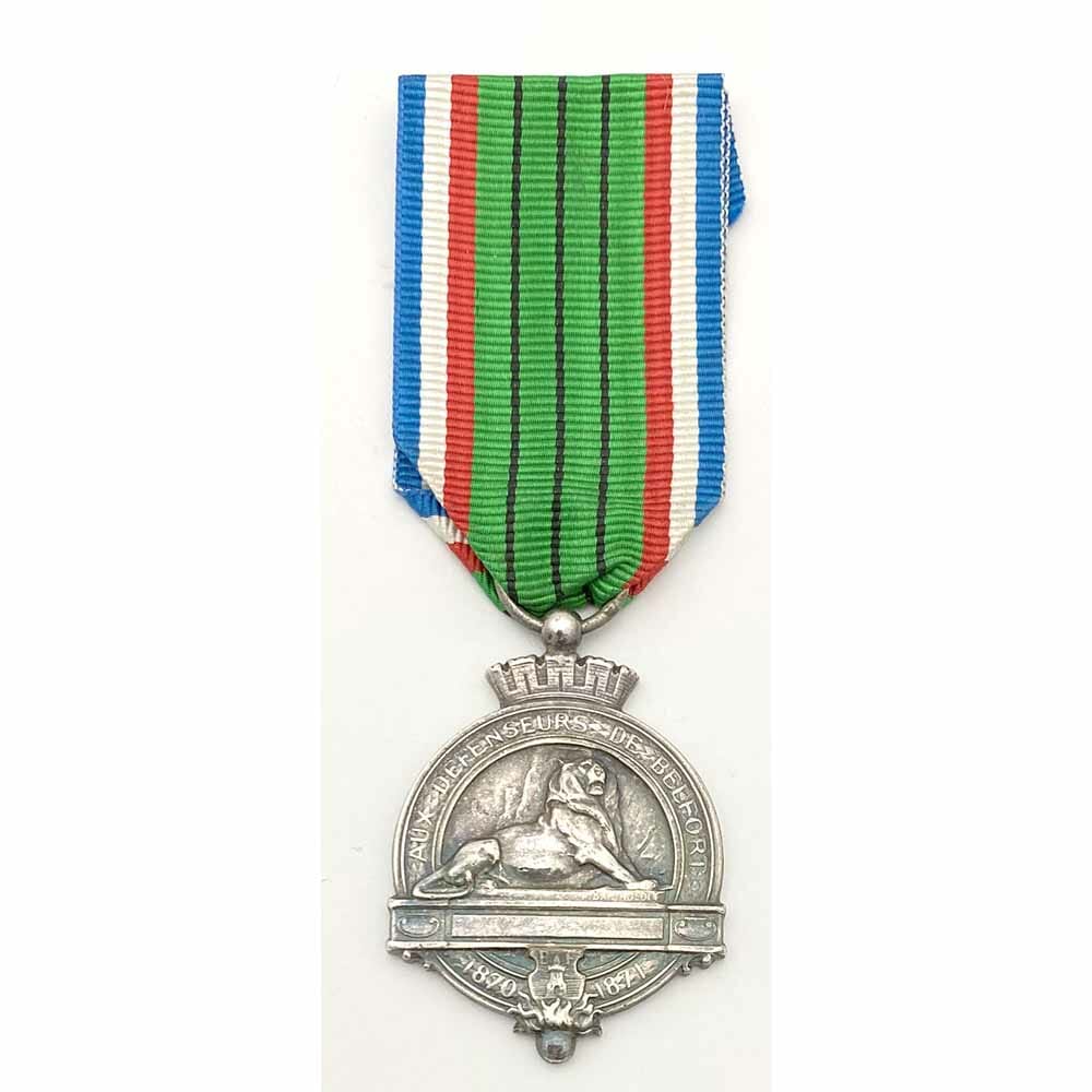 Belfort Siege medal 1870-1871 silver rare 1