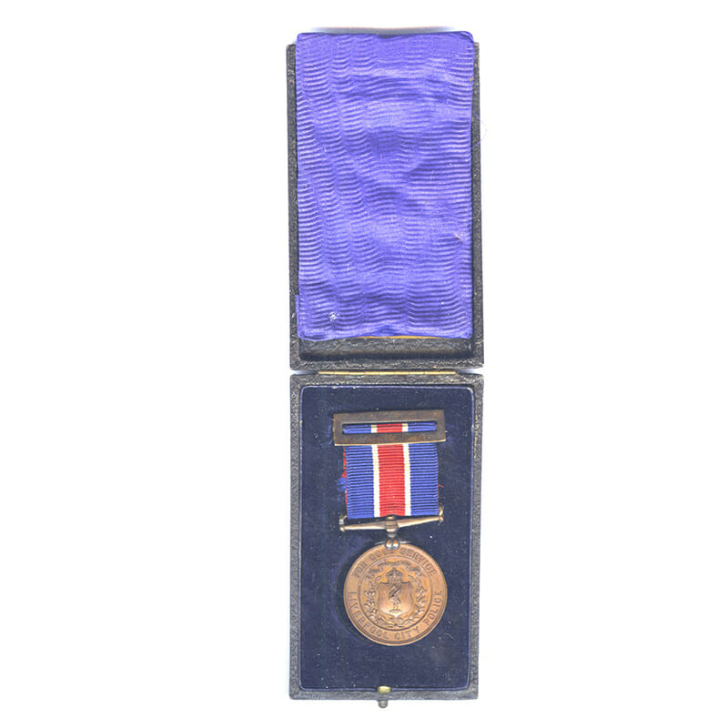 Liverpool City Police Medal Bronze 1