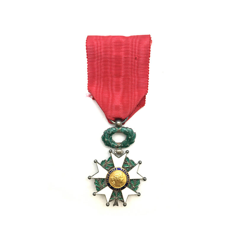 Legion D’Honneur 1870-1951 Knight  gold centre 1