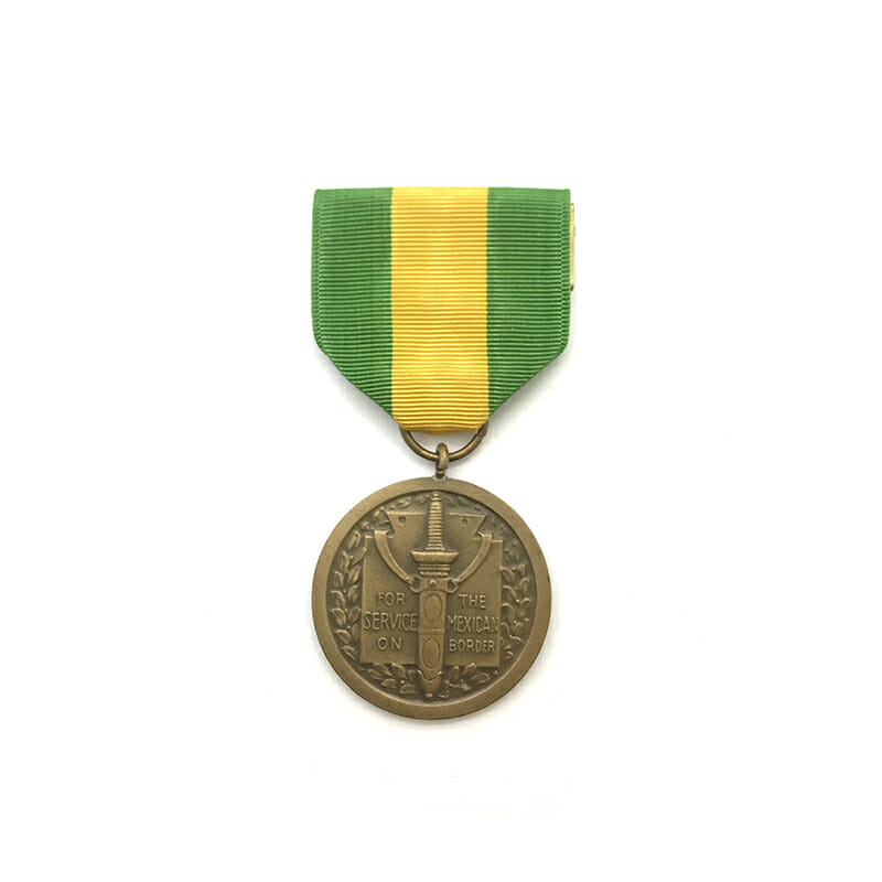 Mexican Border Service medal 1918 1